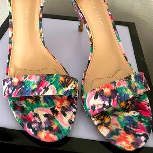 Kelly & Katie Floral High Heel Sandals New
